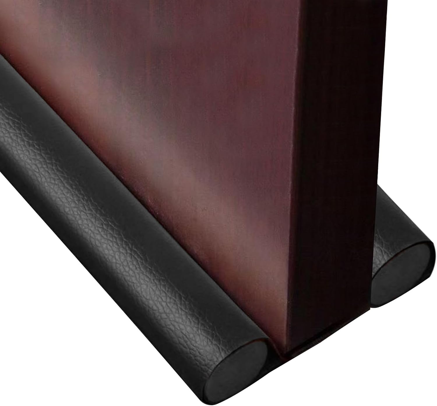 Wanheart Under Door Draft Stopper 2-Pack Black