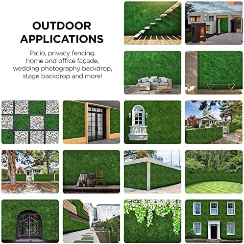 DYKNX Artificial Boxwood Panels for Garden Decor