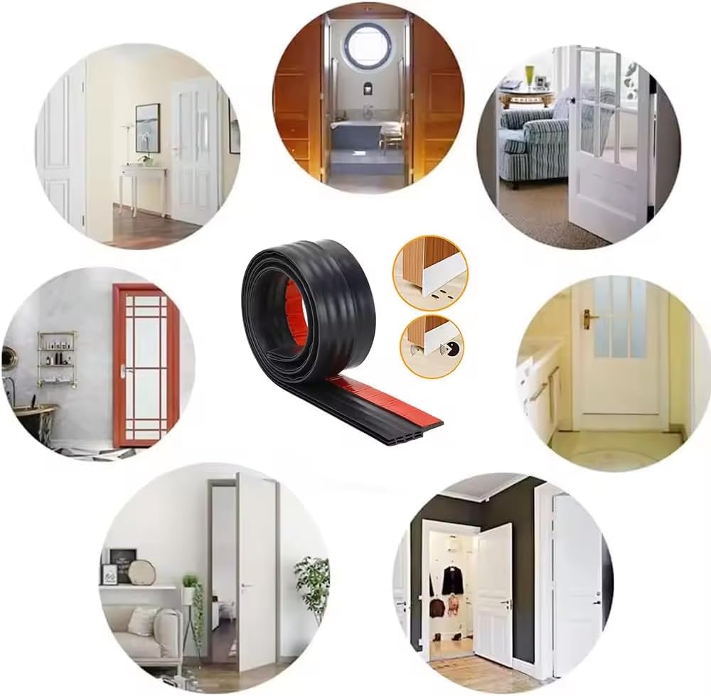 Versatile Door Draft Stopper For Bottom Of Door