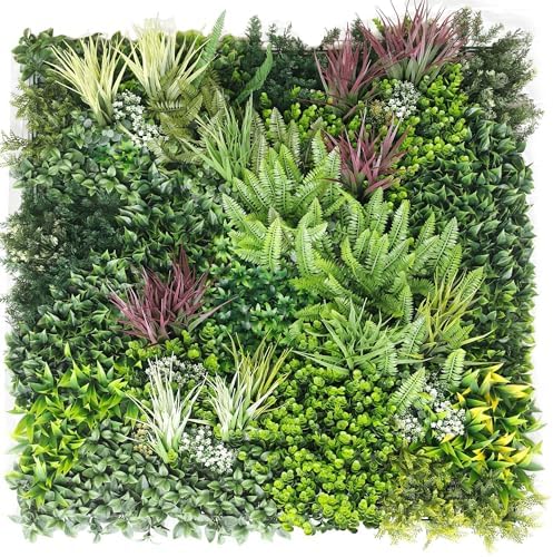 Luxury Urban Greenery Artificial Wall Panels 40x40 Inches