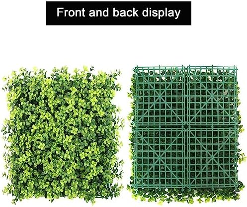 Artificial Plant Wall Panels 20x20 Blue 12pcs for Indoor Outdoor Decor