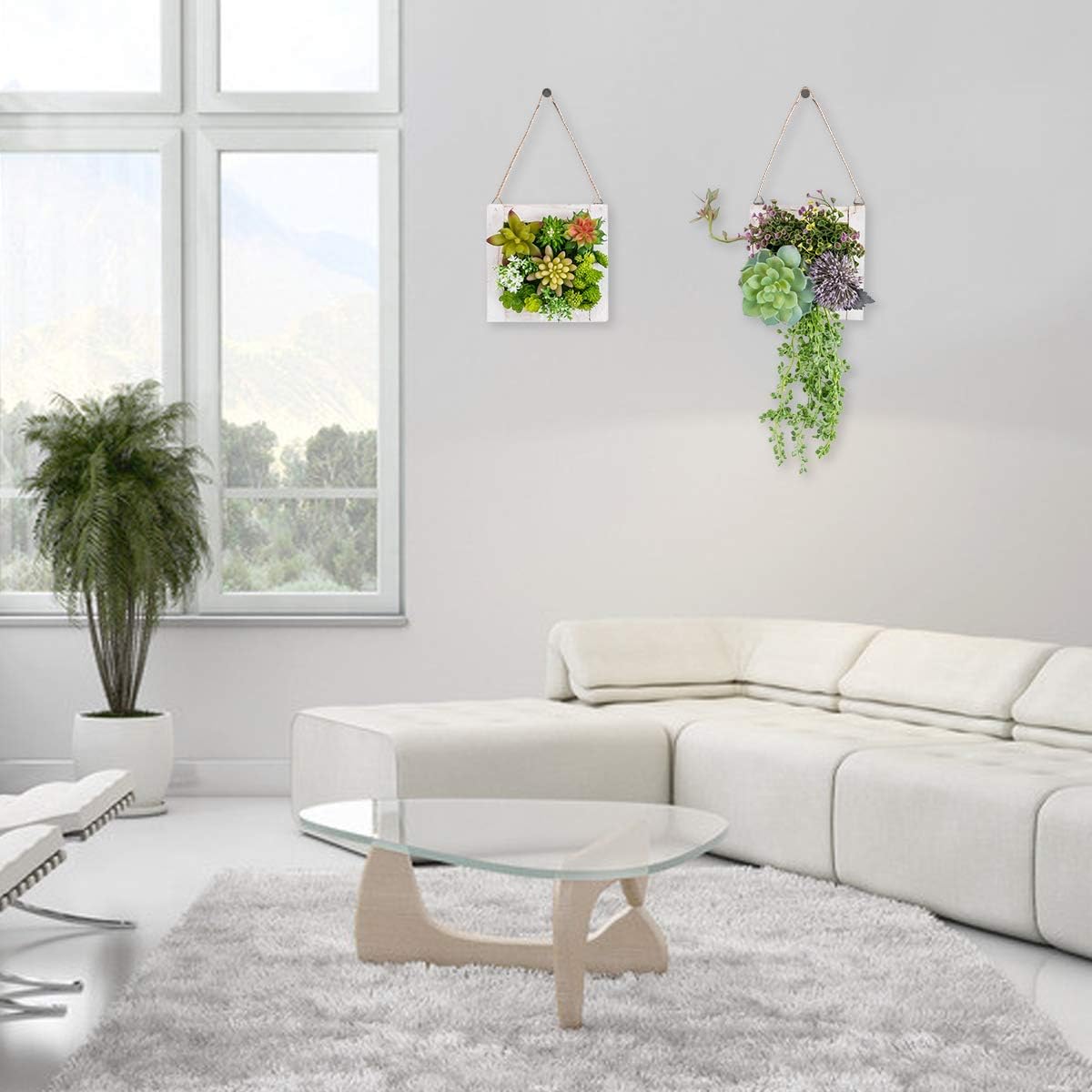 SWTHONY Hanging Wall Artificial Plants for Home Decor