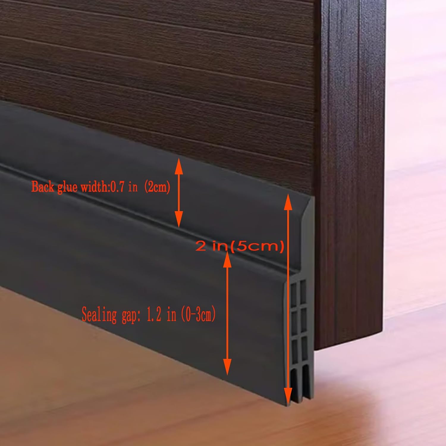 YIZHONG Door Draft Stopper Weather Stripping for Doors