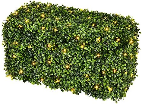 Vickerman Artificial LED Boxwood Hedge 24 Inches