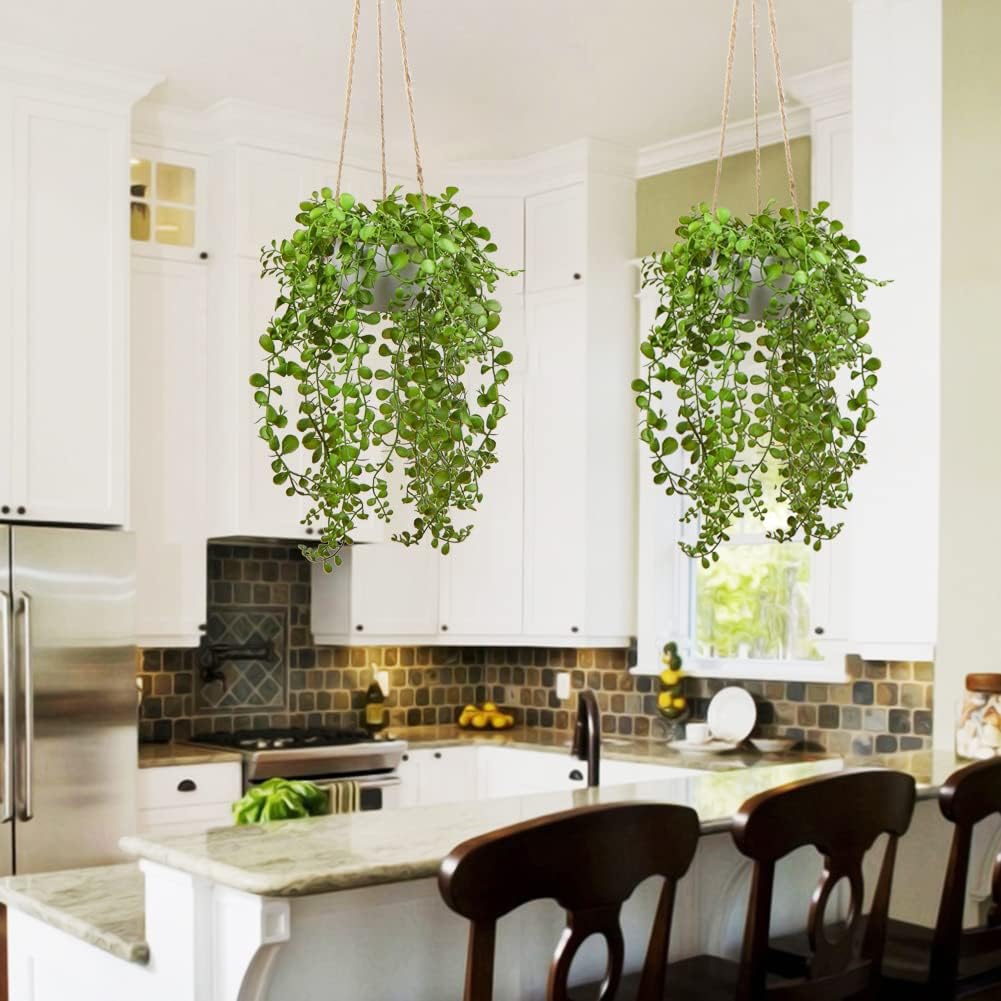 Artificial Hanging Succulent Greenery Decor Plant