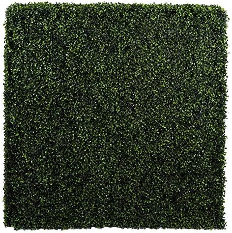Vickerman Artificial Boxwood Hedge 48x12x48 UV Resistant Indoor Outdoor Decoration