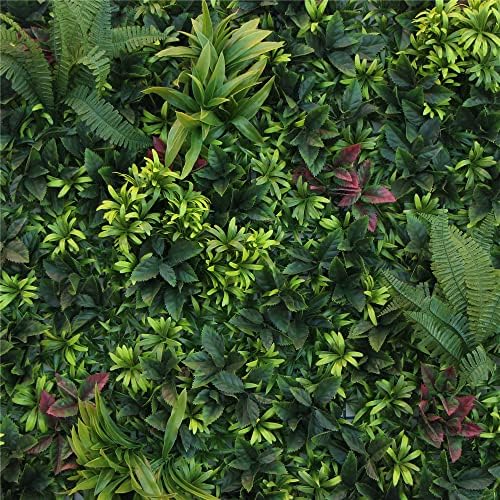 ULAND 40x40 Artificial Greenery Hedge Wall Decor