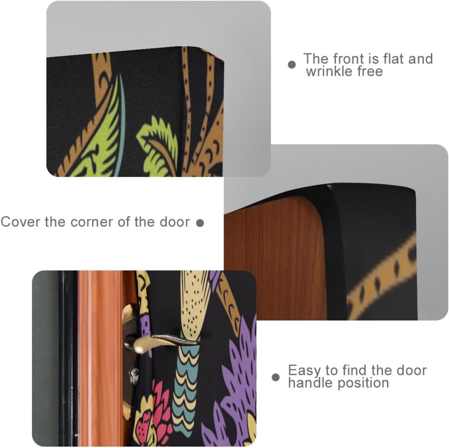 Susiyo Fantasy Flowers Christmas Door Cover Decoration 32x79 in
