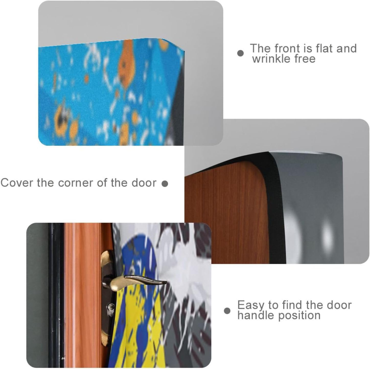Susiyo Halloween Door Cover Stretch Fabric Decor