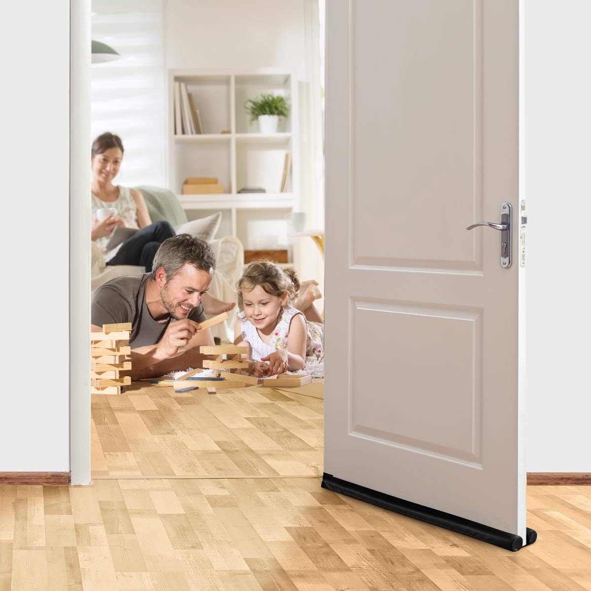Adjustable Door Draft Stopper for 30 to 36 Gaps