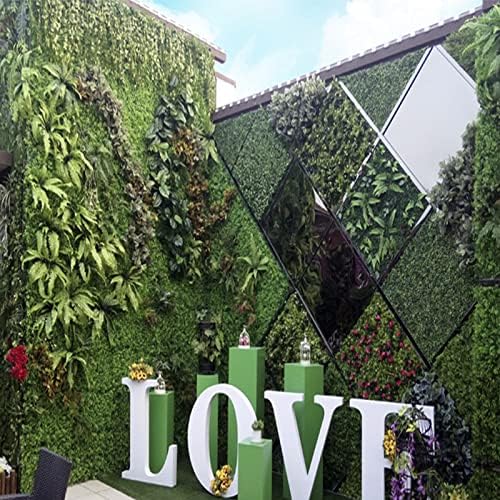 Artificial Boxwood Panels for Wall Decor and Event Backdrop