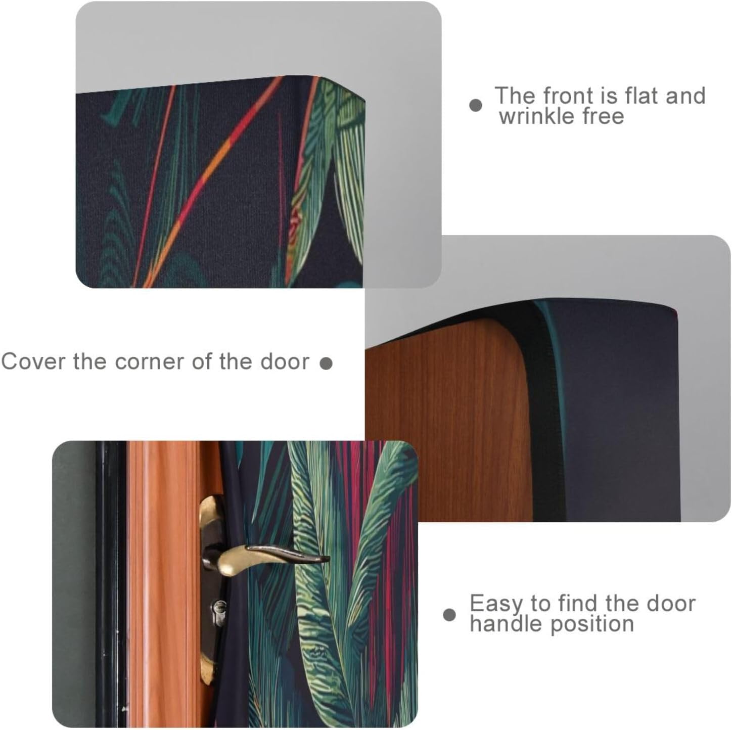Susiyo Lush Vegetation Halloween Door Cover 32x79 In