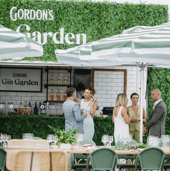 Lush Fern Artificial Green Grass Wall Panels for Interior Decor