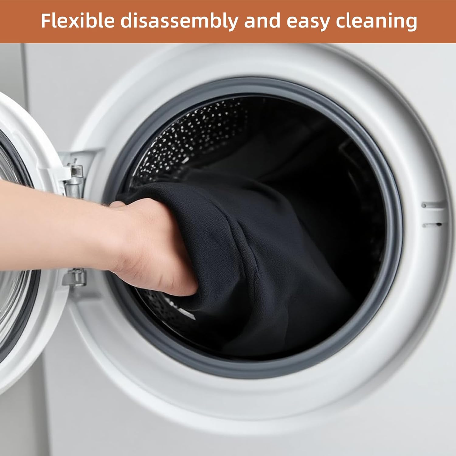 Amugret Thin Draft Stopper for Bottom of Door 30 to 36 Under Door Gap Filler Soundproof and Floor-Safe