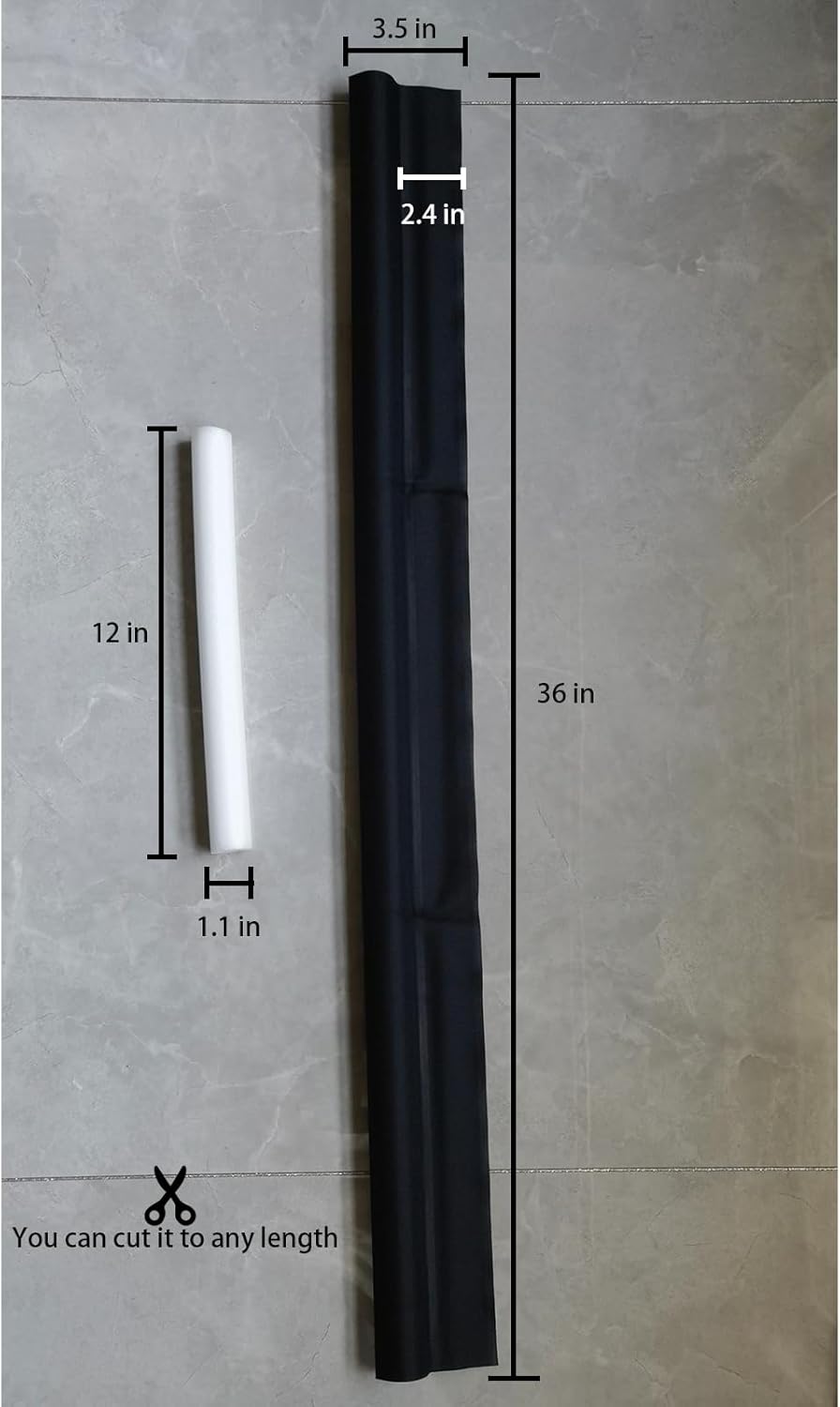 EsNook 2Pcs Adjustable Door Draft Stopper