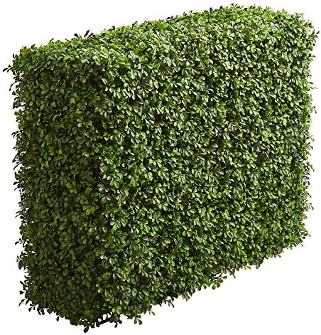 Nearly Natural 39 Inch Boxwood Artificial Hedge for Indoor Outdoor Use