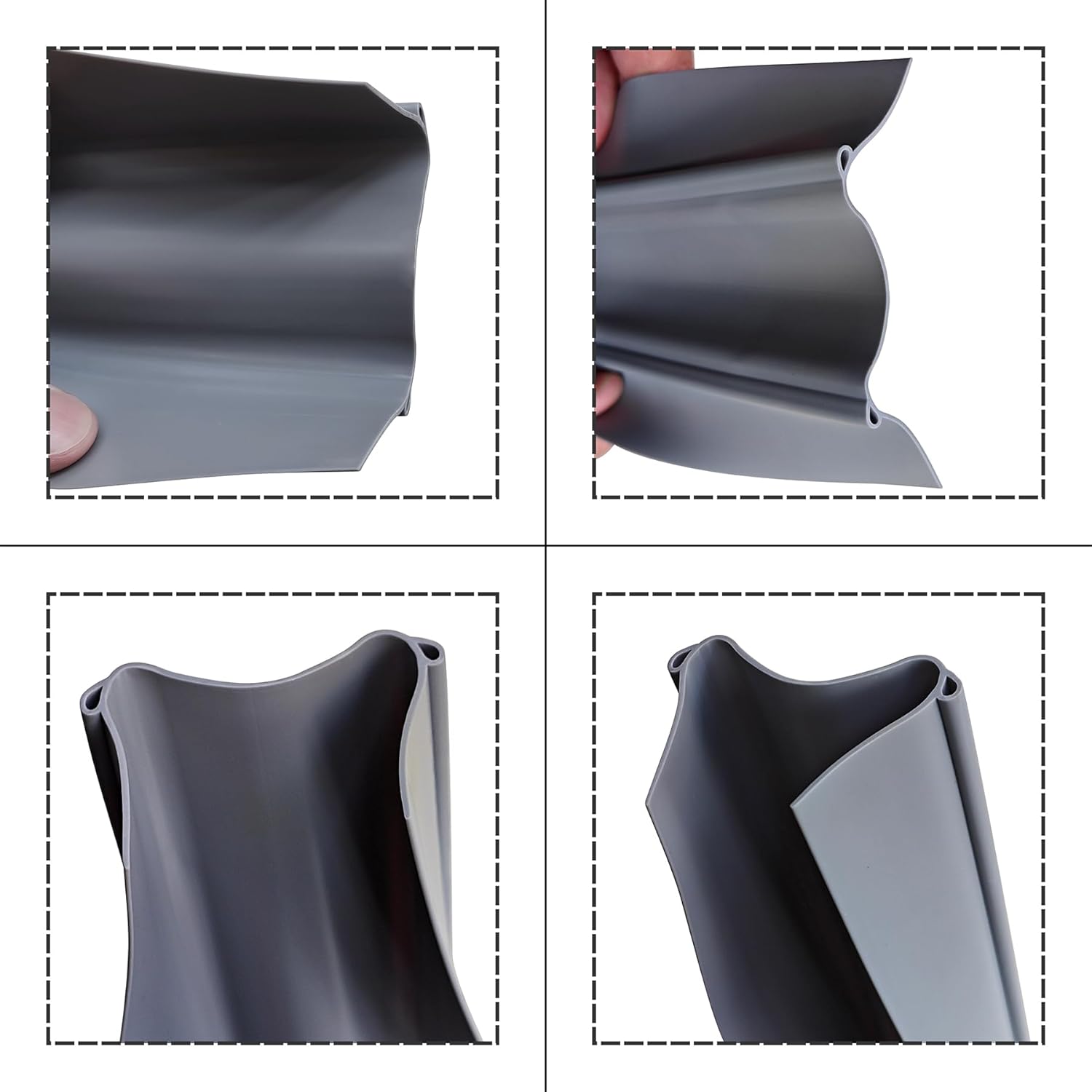 Draft Stopper for Bottom of Doors - Gray 37795 Inches