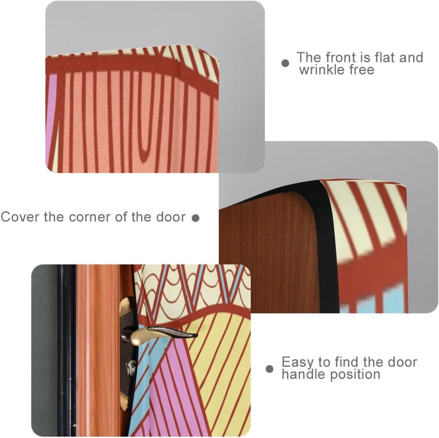 Susiyo Colored Christmas Door Cover Decoration 32x79 in