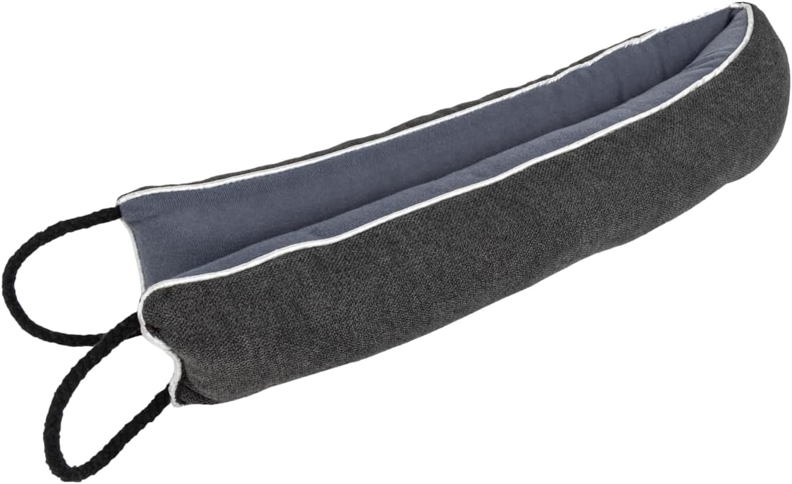 Duck Brand Weighted Door Draft Stopper 36 Door Gap Coverage 1-Pack Dark Gray