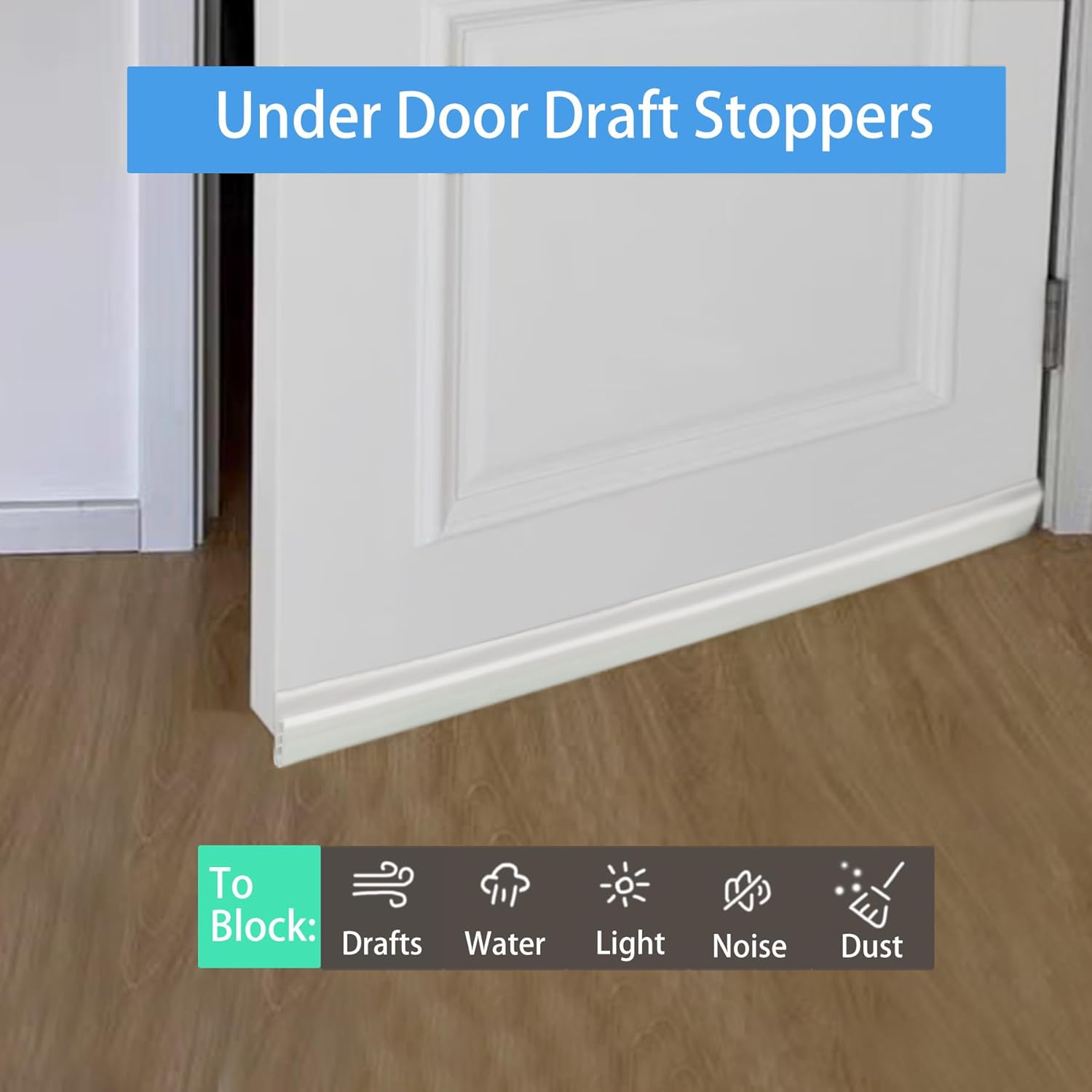 Yinglejiacns Door Draft Stopper 39 Inch 2 Pack