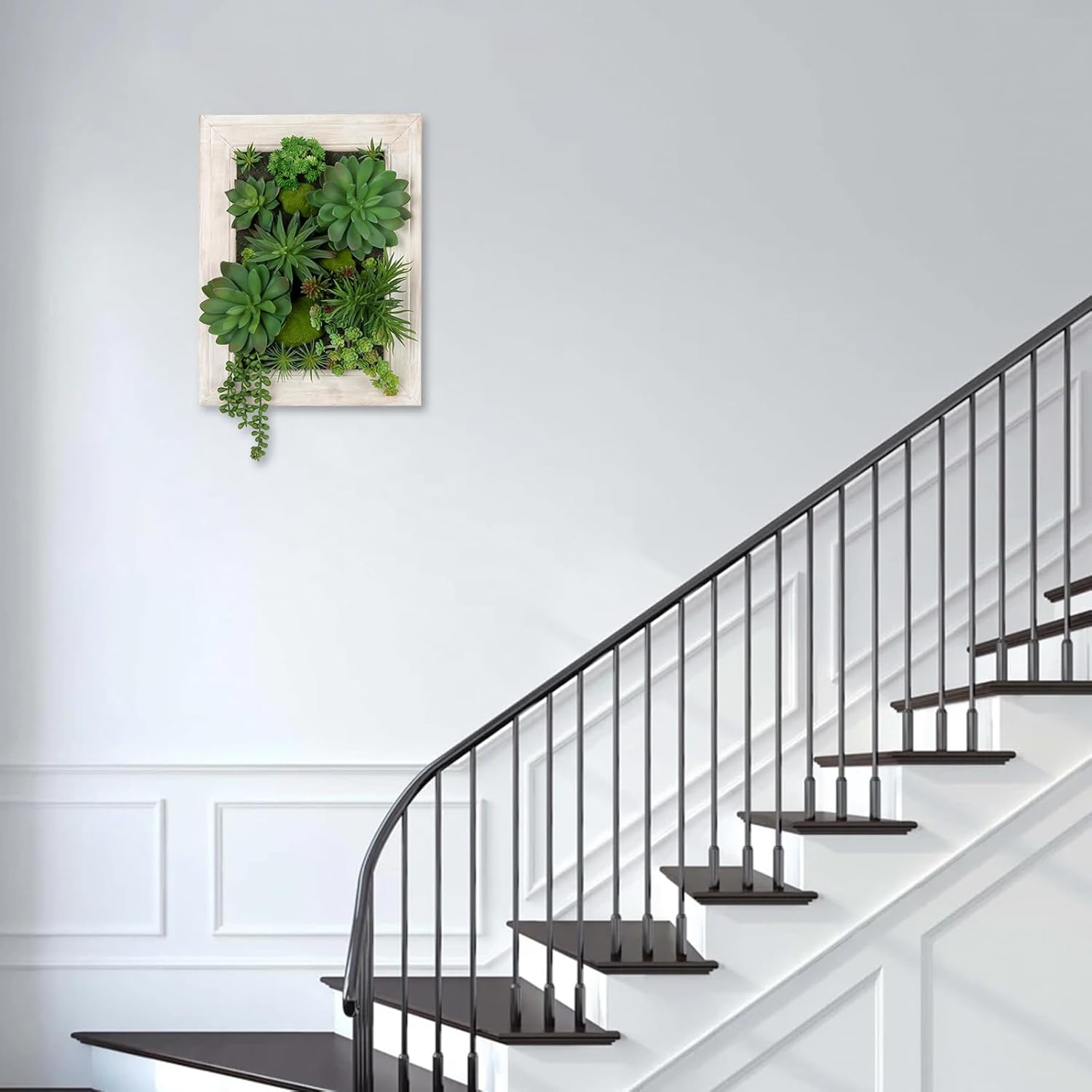 Hollyone Artificial Succulent Hanging Plant Set