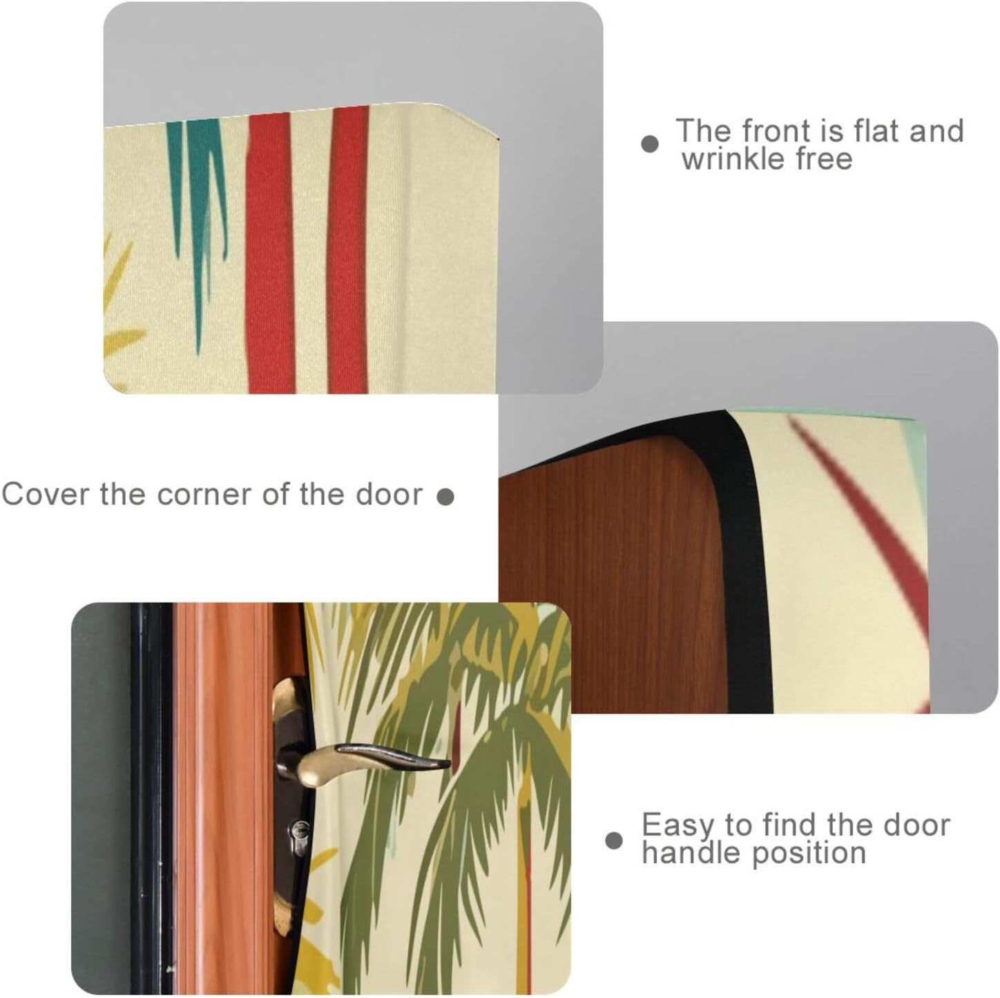 Susiyo Hawaii Palms Halloween Door Cover