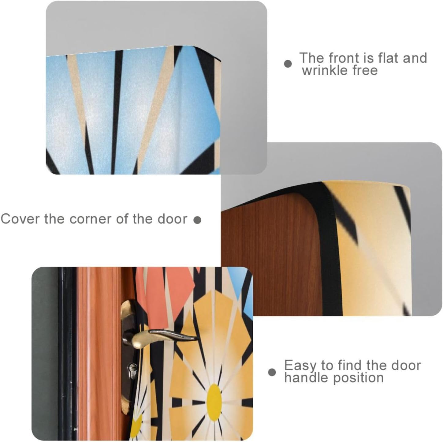Susiyo Blue Petal Chamomile Halloween Door Cover