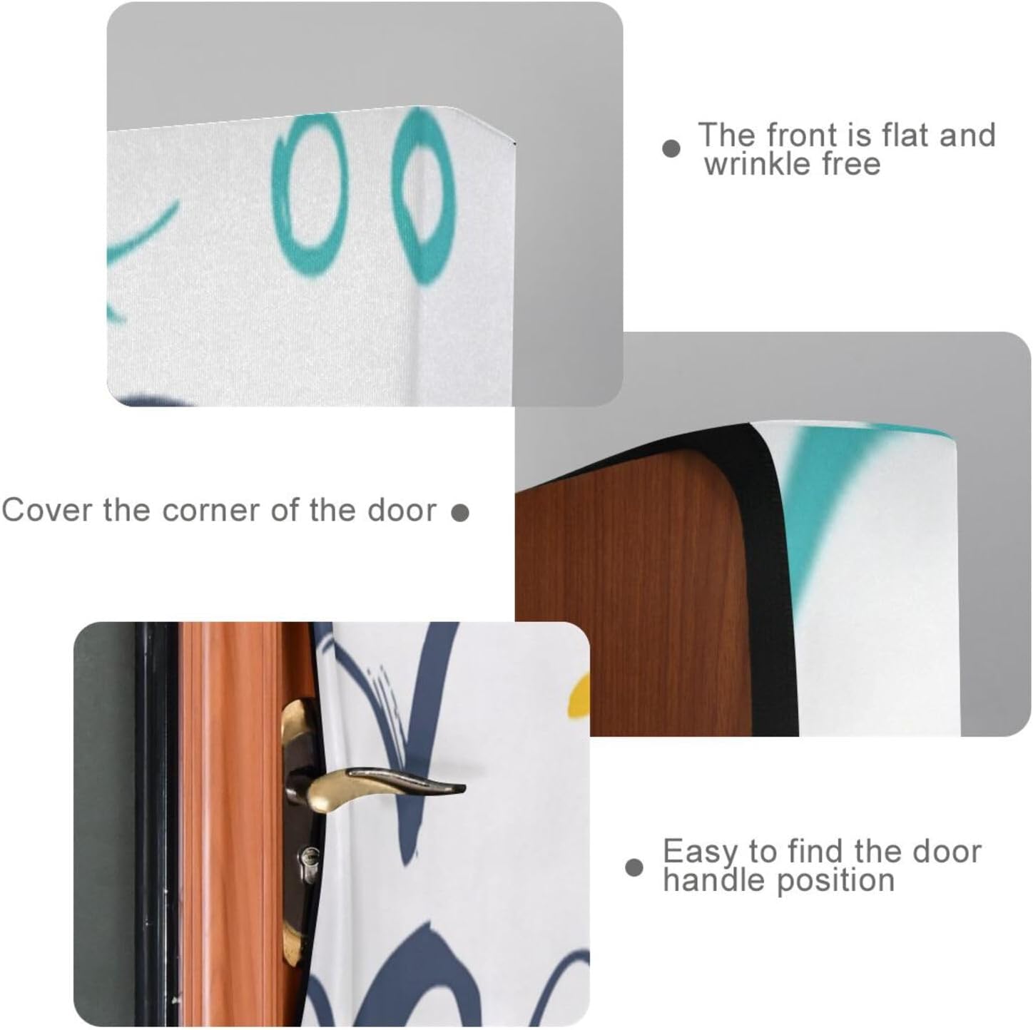 Susiyo Red Fish and Sun Halloween Door Cover