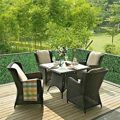 DH-Link 2 6 12 Plant Artificial Mat Greenery Wall Hedge Decor