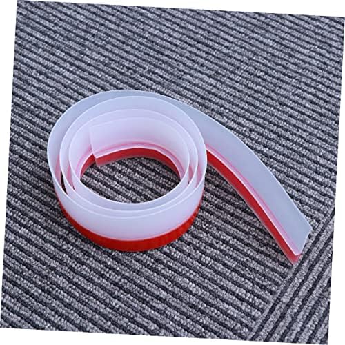 1m Adhesive Silicone Door Bottom Tape Sound Insulation Draft Stopper for Doors