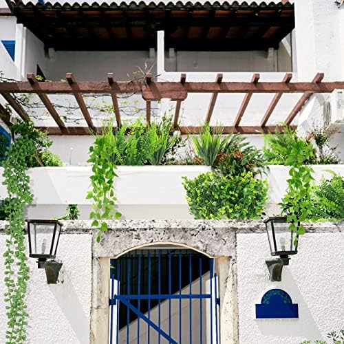 16 Pieces Artificial Plants for Indoor Outdoor Decor