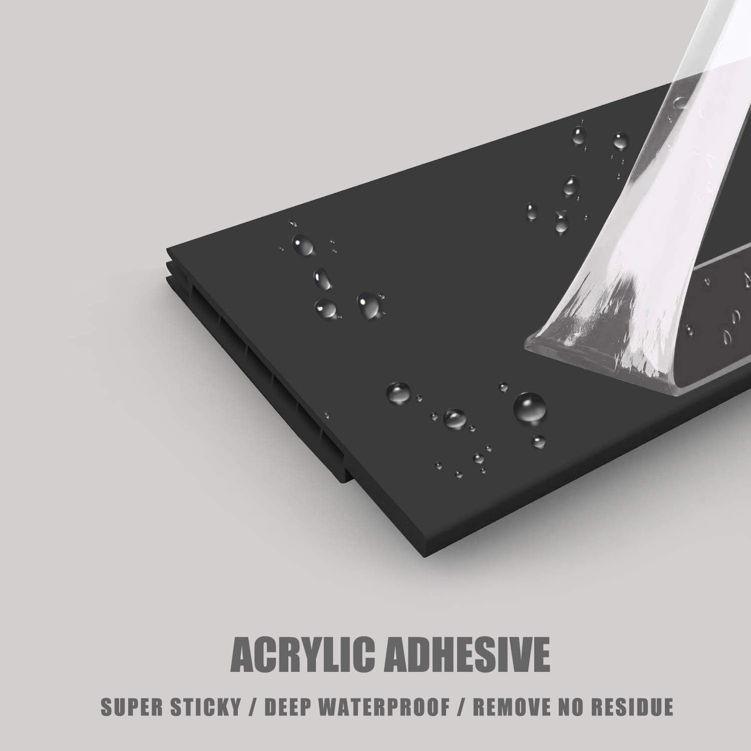 Suptikes Upgraded Door Draft Stopper for Large Gap 3 W x 37 L Black