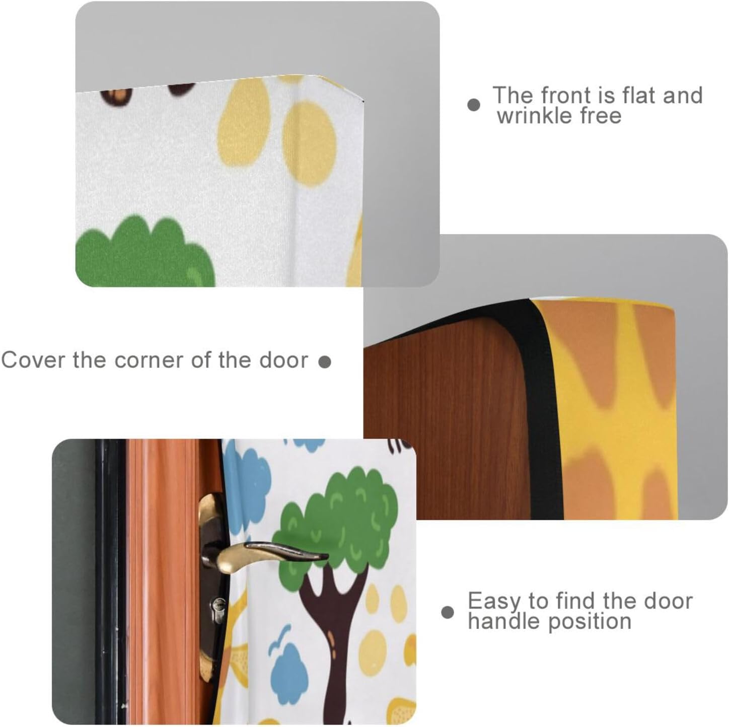 Susiyo Giraffe Forest Halloween Door Cover