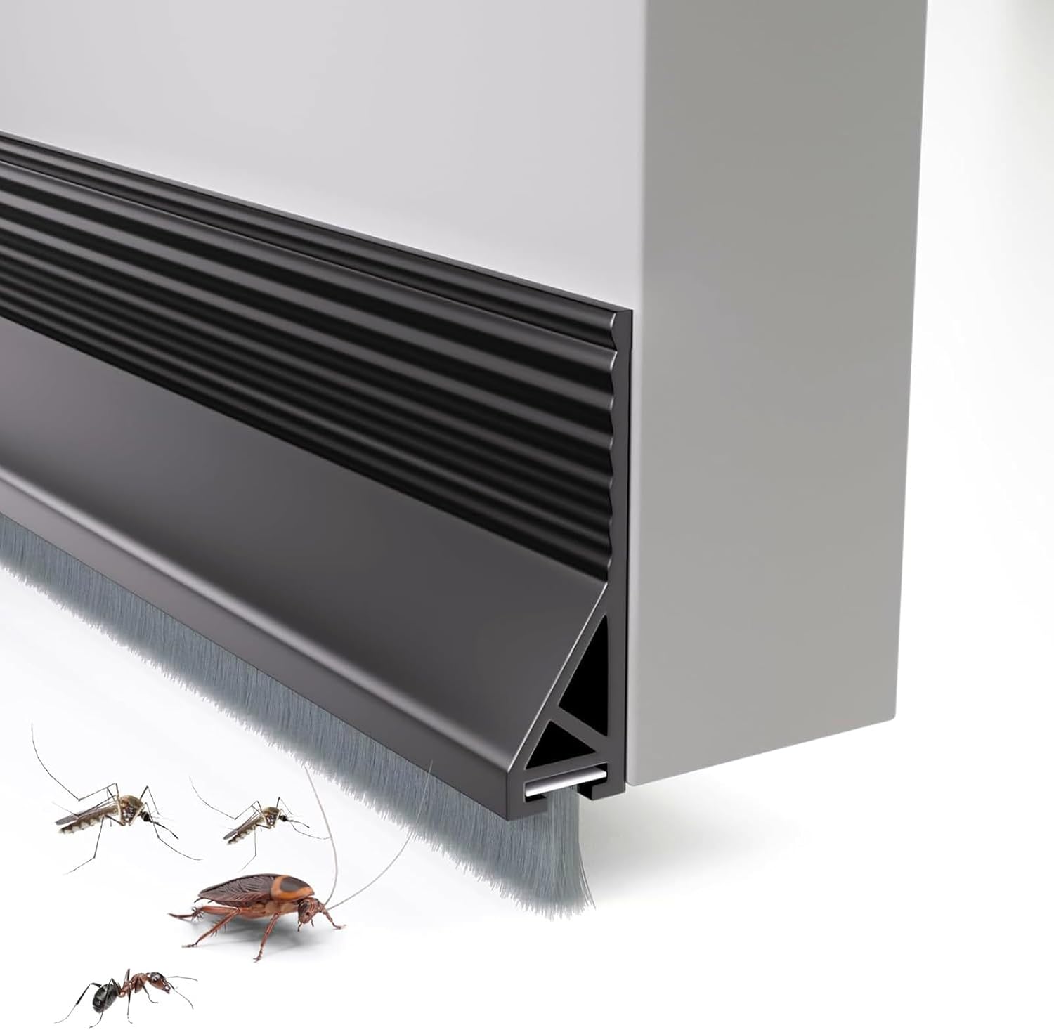 2Pack SilentGuard Pro Door Seal with Brush Tech - Noise Reduction and Energy Efficiency