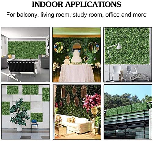 Boshen 10PCS 24x16 Inch Artificial Grass Wall Panels