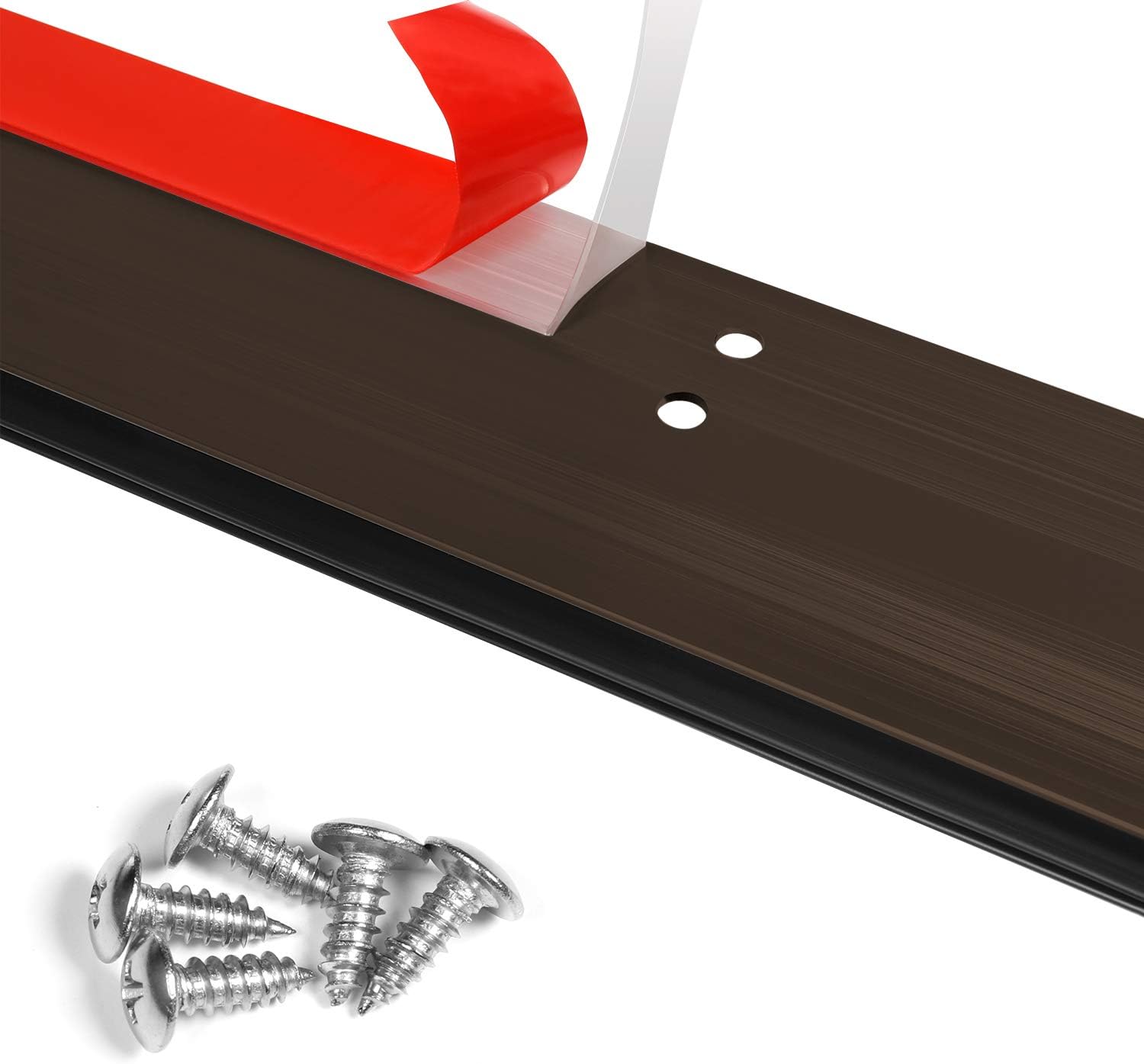 USUKUE Metal Door Draft Stopper 36 Inch Mice Guard Bottom Seal Strip