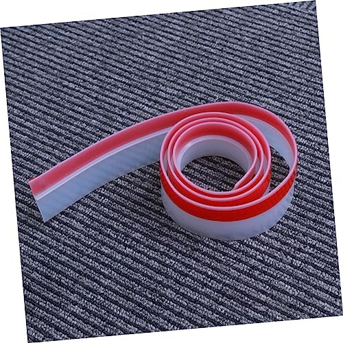 1m Adhesive Silicone Door Bottom Tape Sound Insulation Draft Stopper for Doors