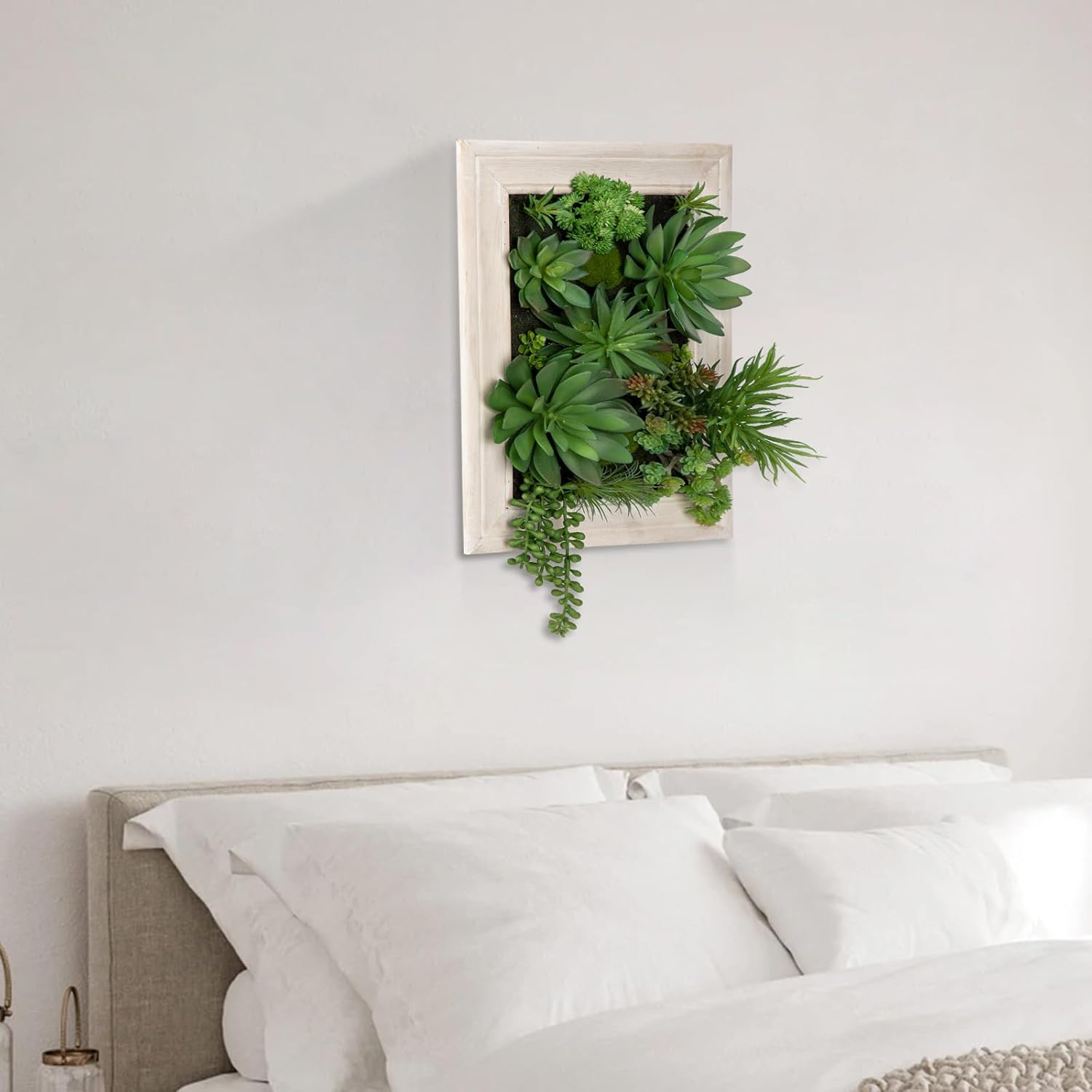 Hollyone Artificial Succulent Hanging Plant Set