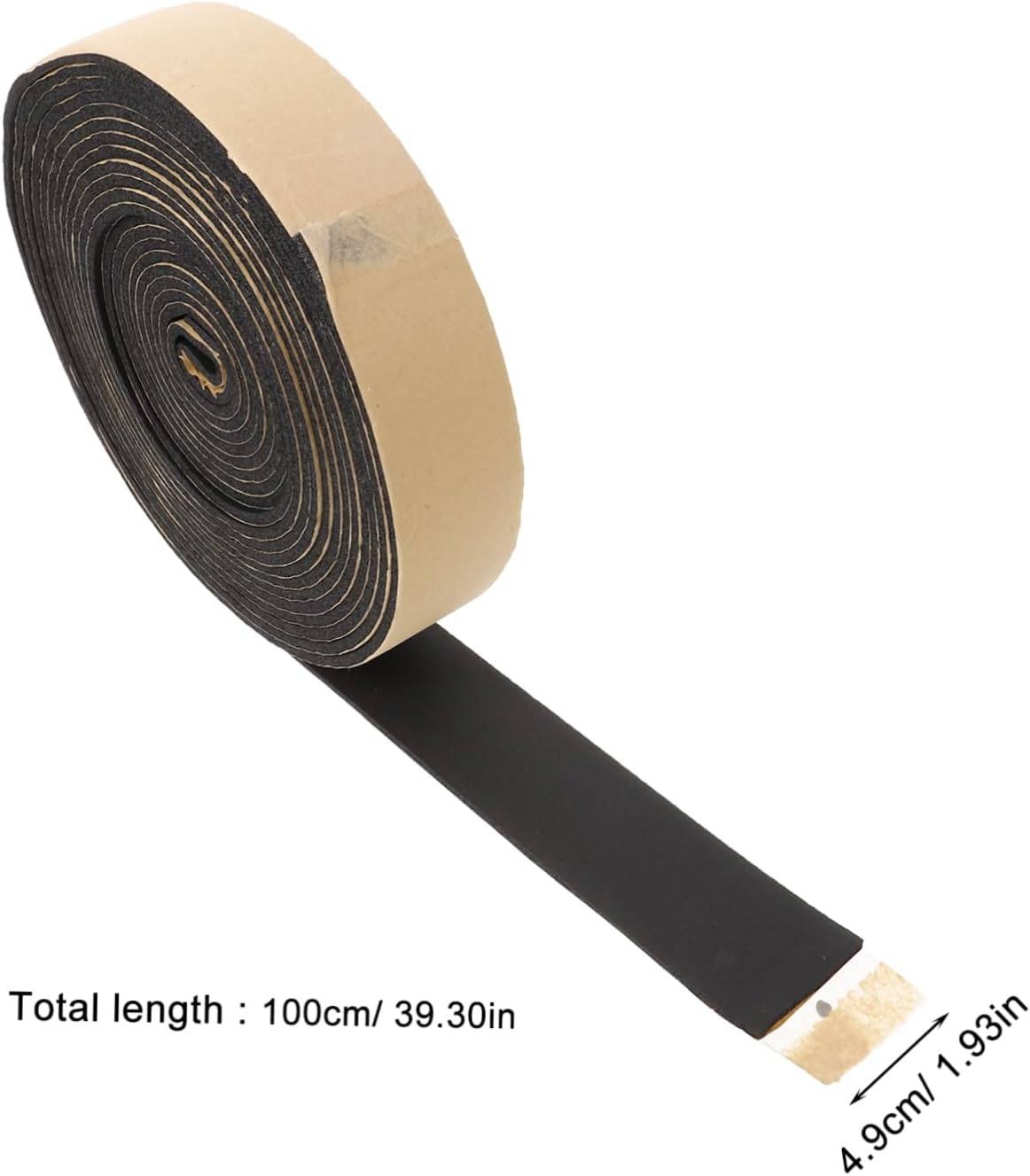 HOMSFOU Draft Stopper Strip for Doors Windproof Sealing Tape Soundproofing Door Frame Sealer