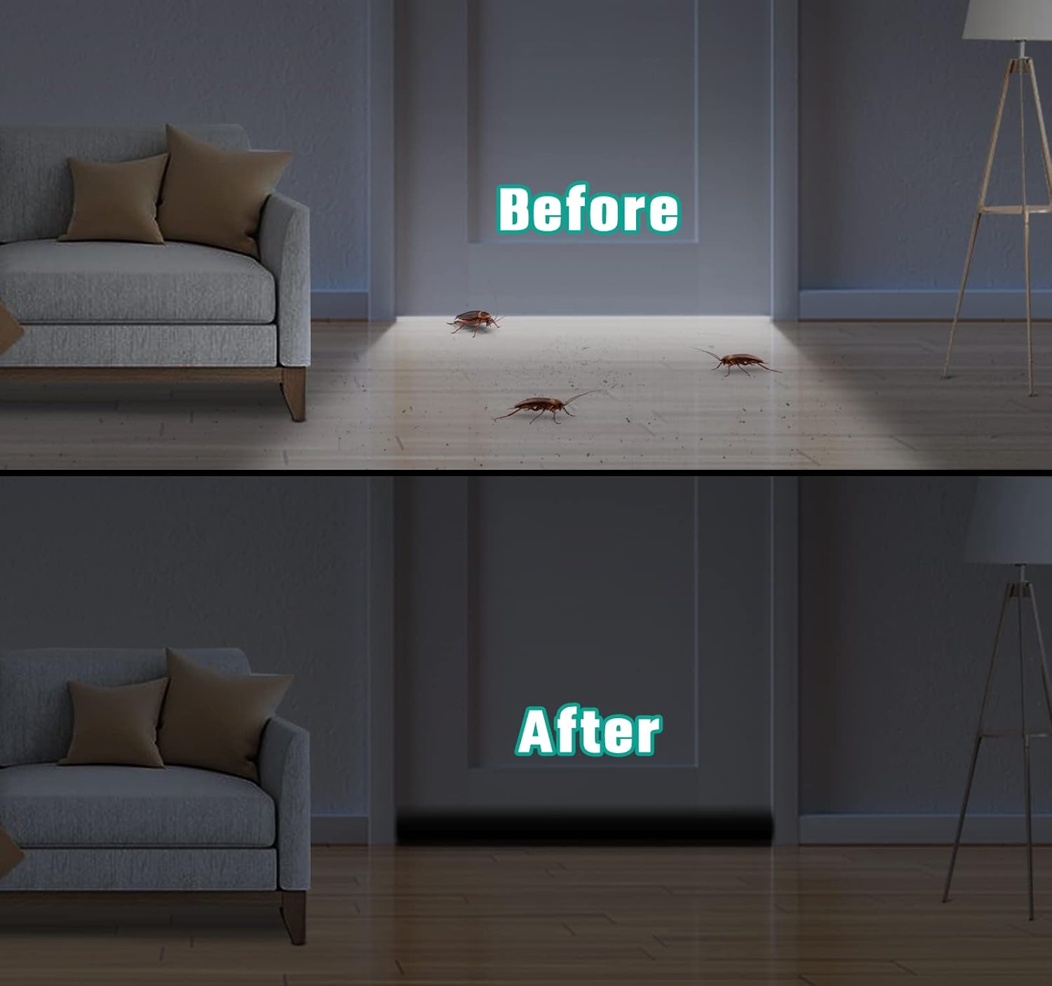 MAXTID Door Draft Stopper for 30 Inch Interior Doors Black Door Draft Blocker Fits 05 to 12 Inch Gaps