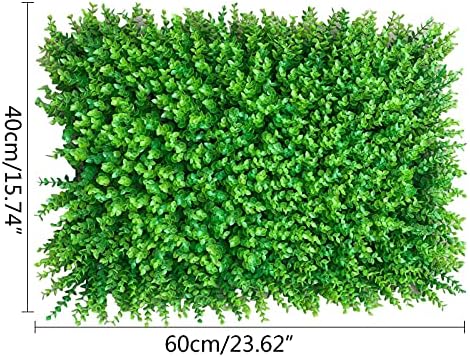 12PCS Artificial Grass Wall Panels for Wedding Backdrop and Garden Decor
