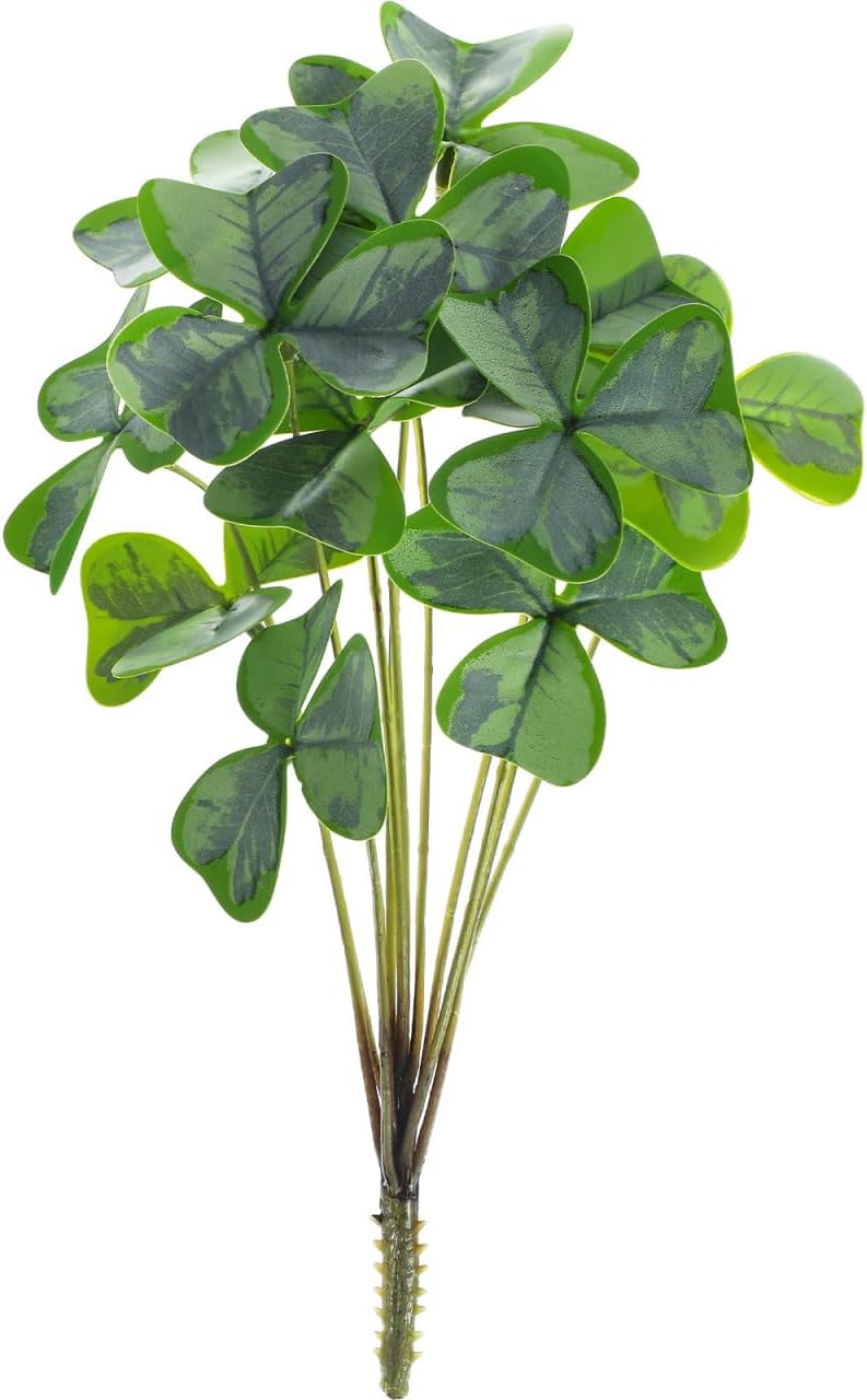 PRETYZOOM 145 Inch Artificial Shamrock Plant Decoration