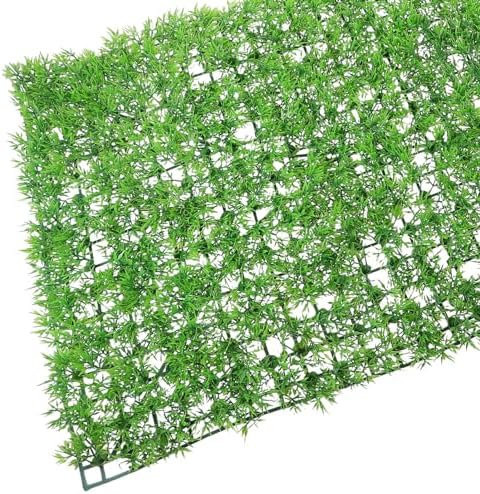 VOSAREA Artificial Plants Wall Panel Faux Grass Decor