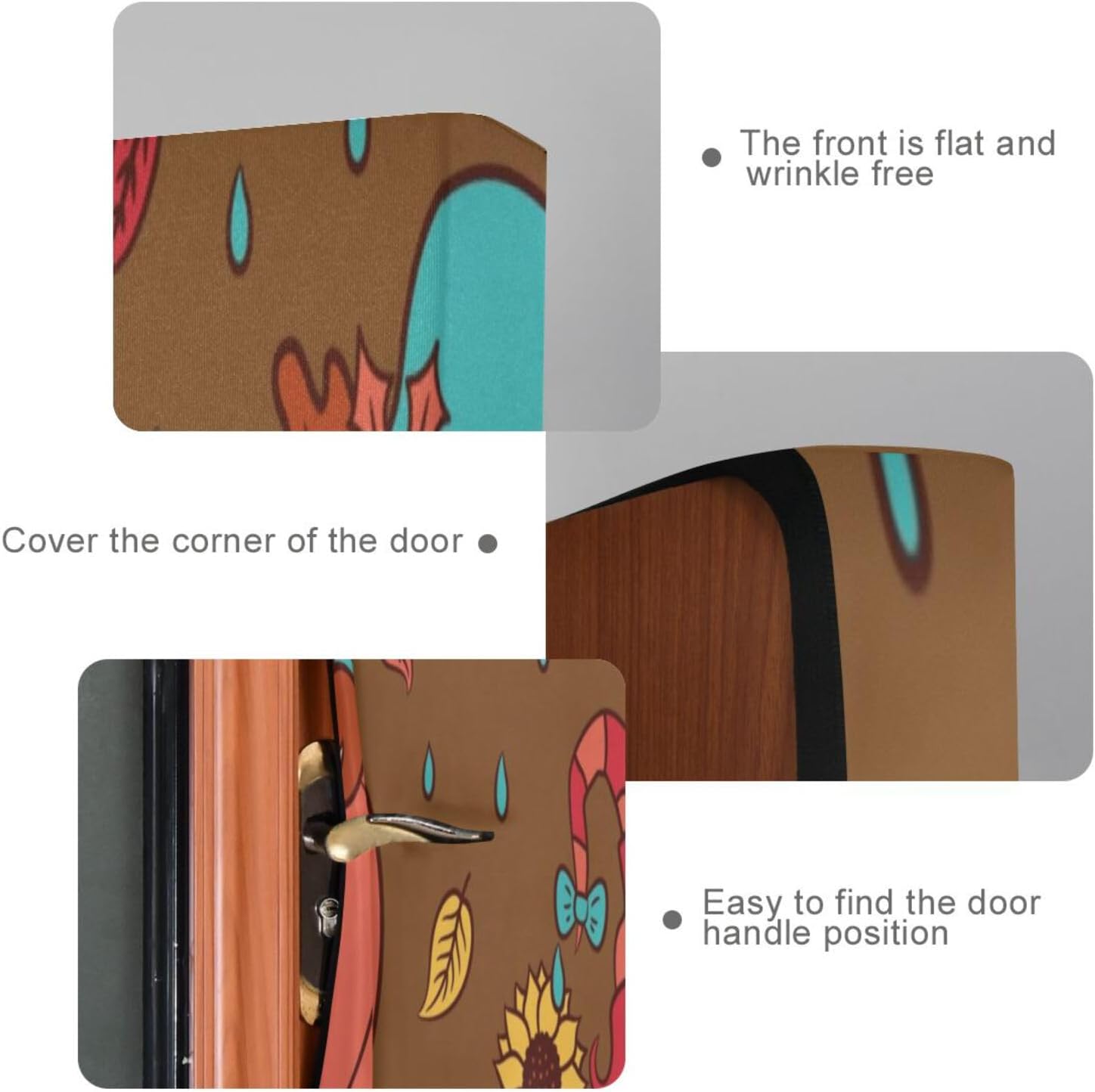 Susiyo Cute Gnomes Fall Halloween Door Cover