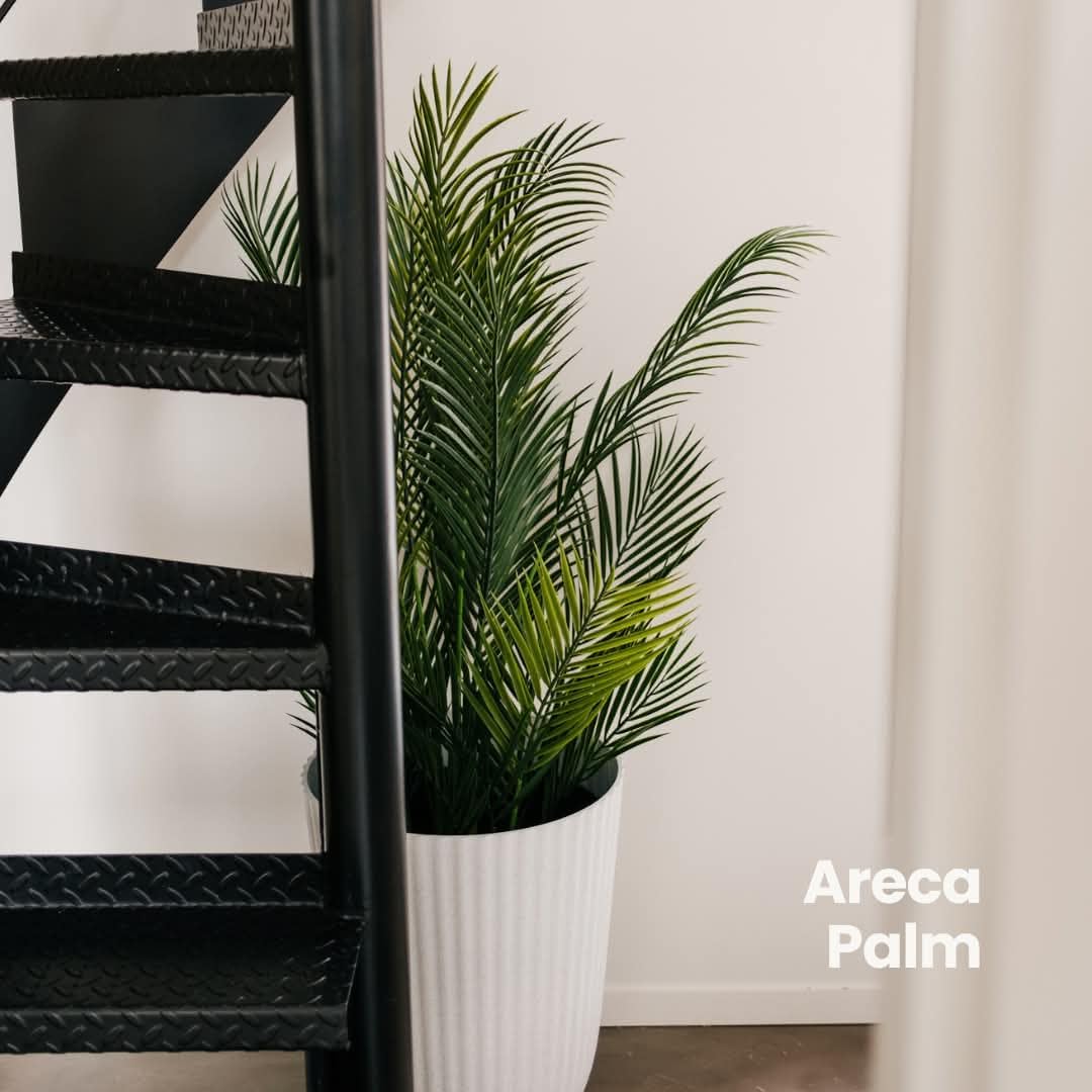 Naturae Decor Areca Palm Artificial Plant - 47-Inch UV Resistant Floor Plant