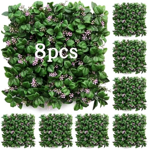 Artificial Grass Wall Panels 8pcs 10x10 Decor Backdrop