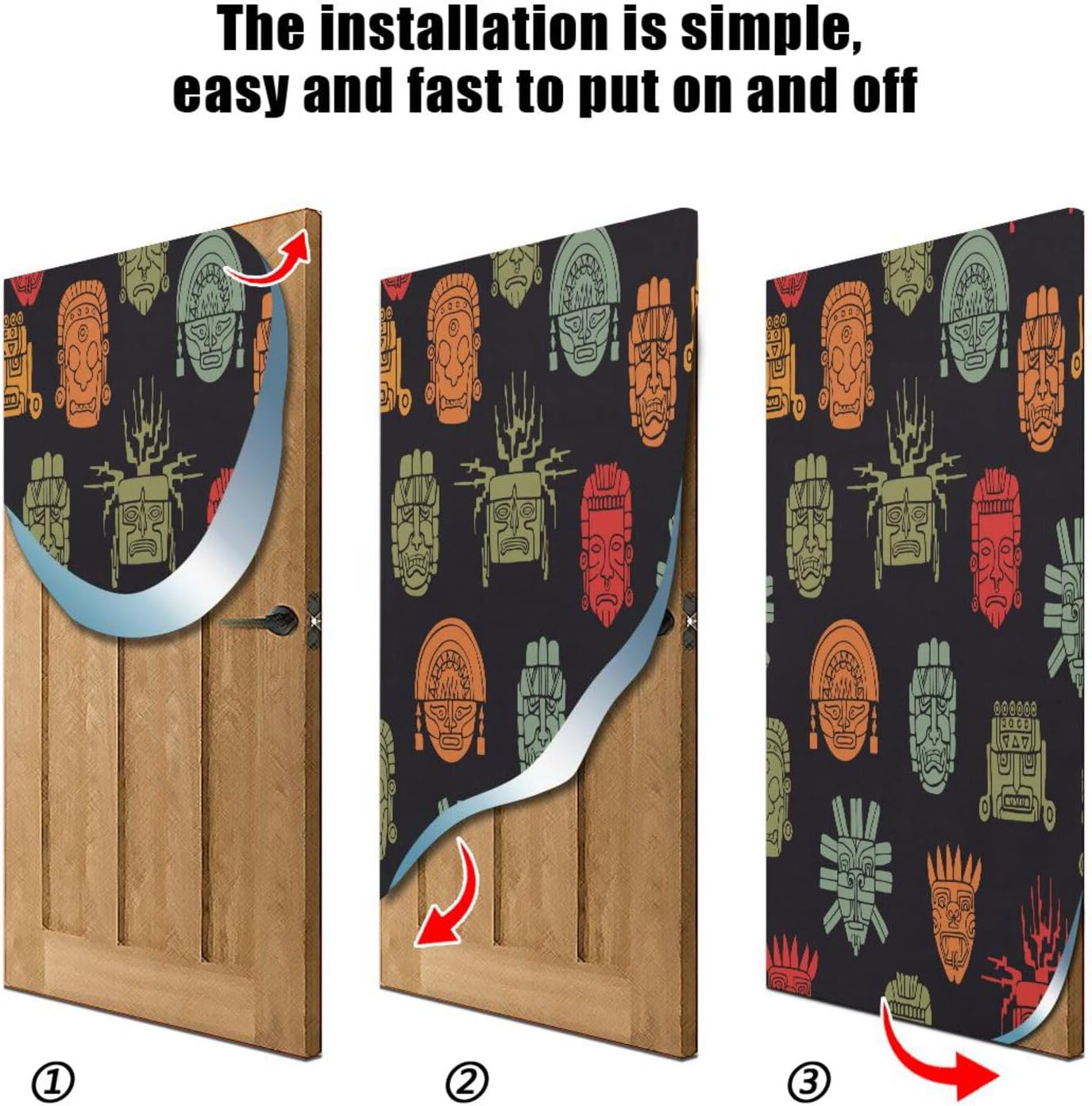 Susiyo Maya Inca Halloween Door Cover