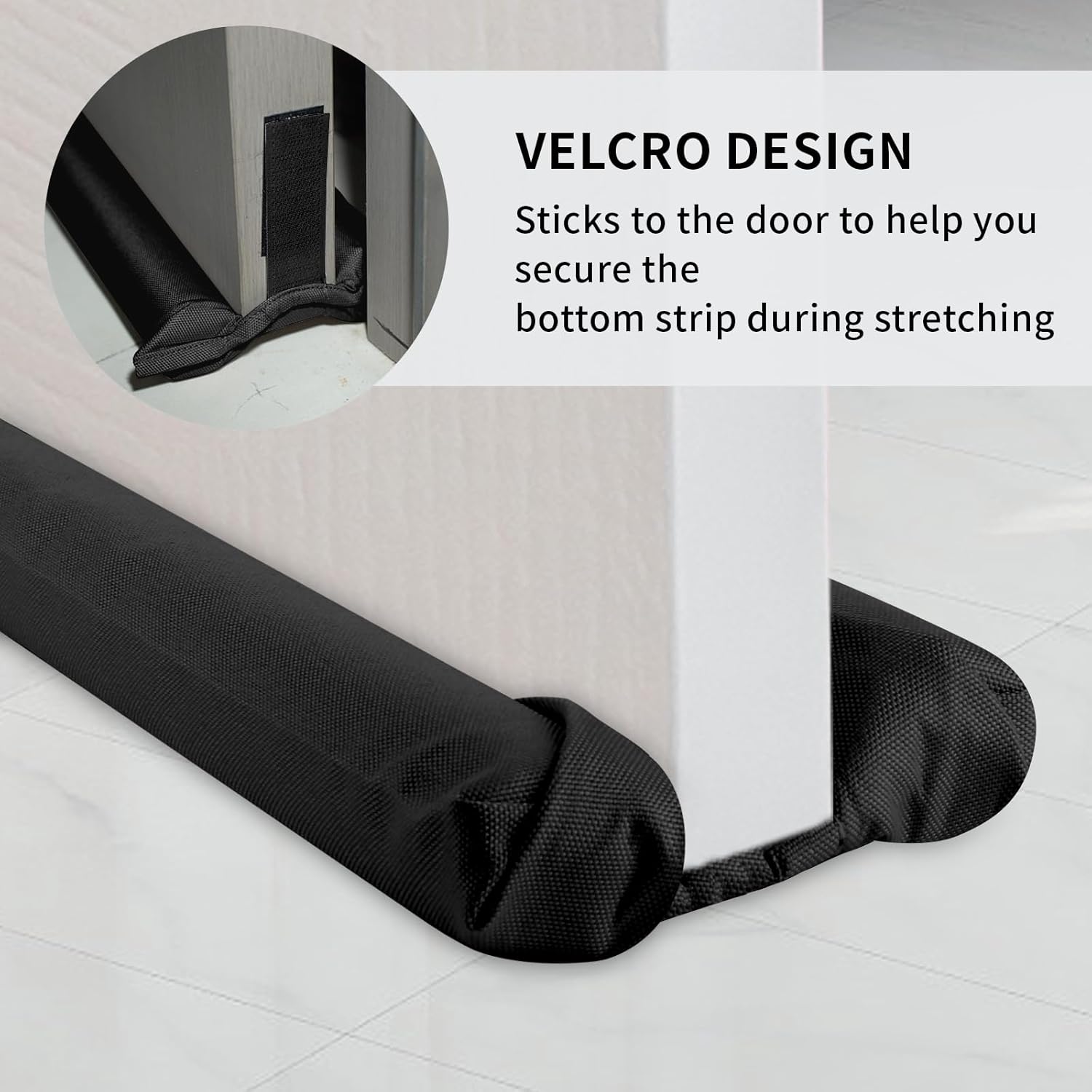 Under Door Draft Stopper 36 Inch Double Sided Noise Blocker