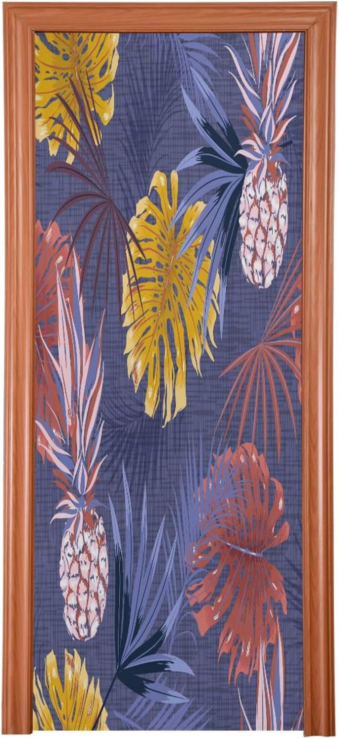 Susiyo Dark Pineapple Halloween Door Cover