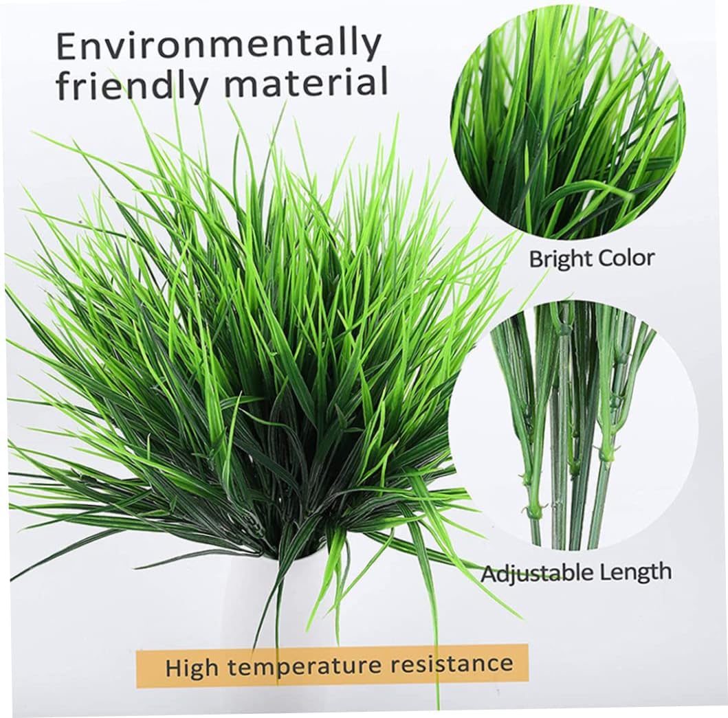 10PCS Artificial Grass Faux Wheat Plant for Home Decor